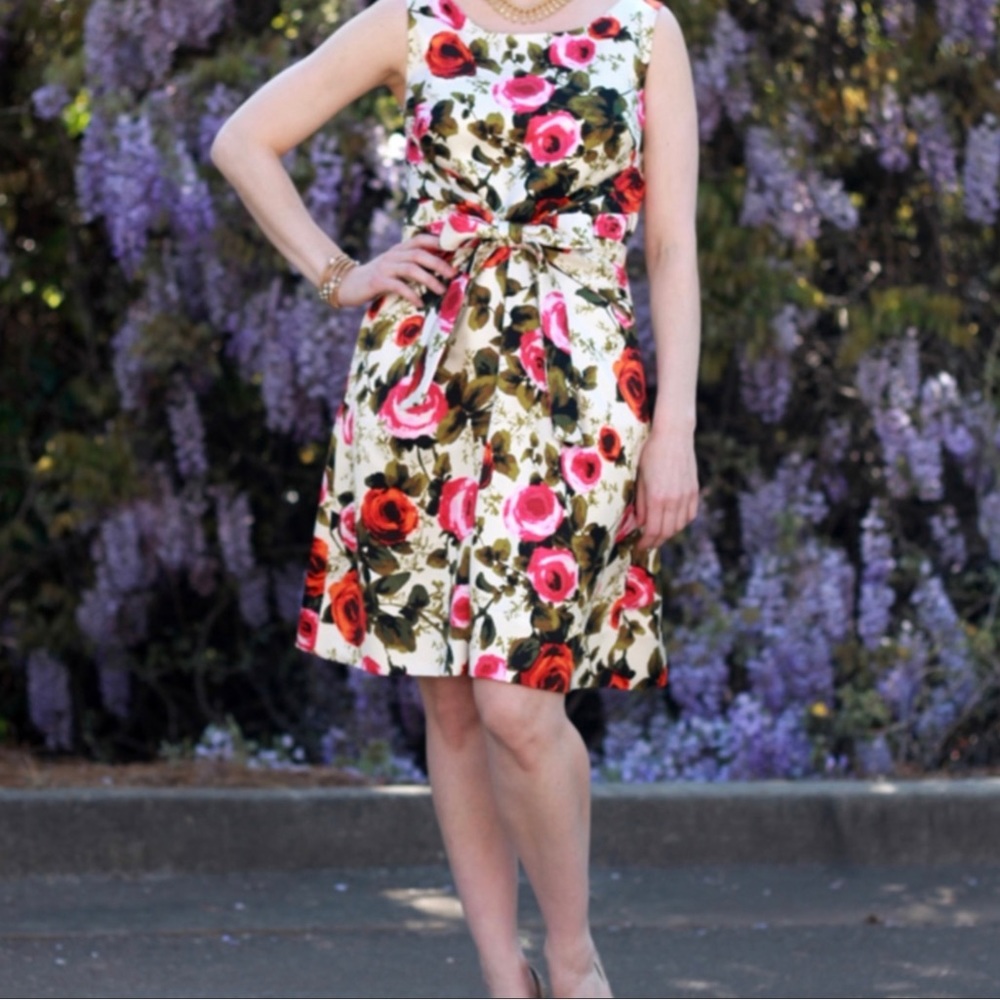 Kate Spade Rose/Floral Dress